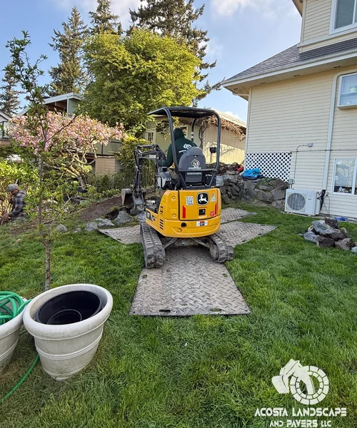 Full Perimeter Fence Replacement & Paver Access Ramp in Shoreline 